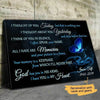 Canvas Prints Thought Of You Today Memorial Personalized Canvas 24" x 16" - BEST SELLER