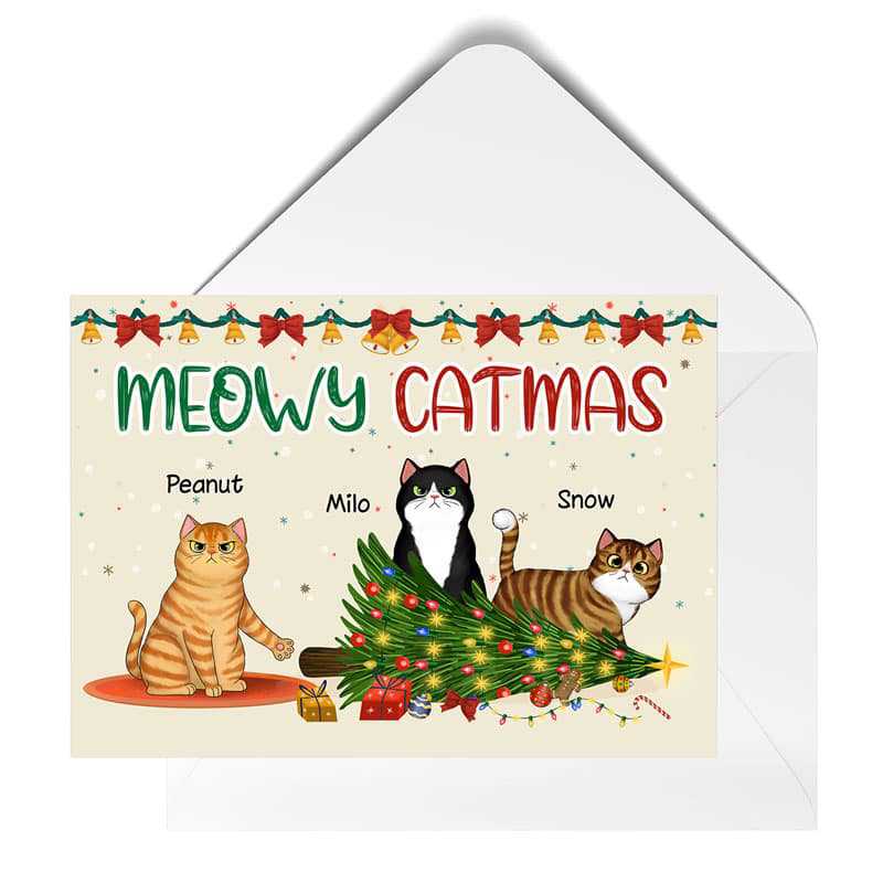 Cards Naughty Cats Personalized Cards