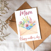 Flower Envelope Mother?s Day Postcard
