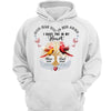 Hoodie & Sweatshirts Cardinals God Has You In His Arms Memorial Personalized Hoodie Sweatshirt Hoodie / White Hoodie / S