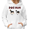 Dog Mom Pattern Walking Dog Personalized Hoodie Sweatshirt