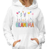 Mom Mama Grandma Flower Personalized Hoodie Sweatshirt