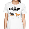 This Dog Mom Belongs To Walking Dogs Personalized Shirt