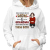 Crazy Enough To Rock Both Titles Mom Grandma Personalized Hoodie Sweatshirt