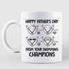 Happy Father‘s Day Gift From Swimming Champions Little Cute Kids Personalized Mug