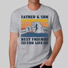 Father & Son Daughter Best Friends Fist Bump Personalized Shirt