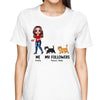 Me & My Followers Walking Cats Personalized Shirt
