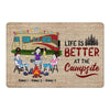 Doormat Camping Life Is Better At The Campsite Stick Campers Personalized Doormat