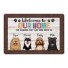 Doormat Welcome To Dogs Home Personalized Doormat