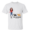 Me & My Followers Walking Cats Personalized Shirt