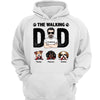 The Walking Dad Dog Dad Peeking Personalized Hoodie Sweatshirt