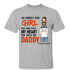 Little Boy Girl Stole My Heart Shoulder Ride Gift For Dad Grandpa Personalized Shirt