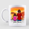Mother Children Son Daughter Linked Forever Gift Personalized Mug