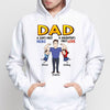 Dad First Hero First Love Father‘s Day Gift Personalized Hoodie Sweatshirt