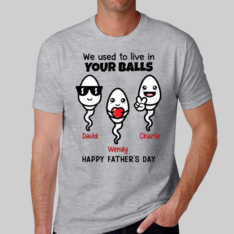 Little Cute Kids Happy Father‘s Day Personalized Shirt