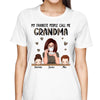 Half Leopard Pattern Favorite People Call Me Grandma Personalized Shirt