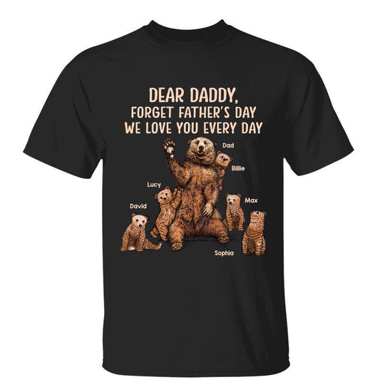 Papa Bear Forget Father‘s Day Personalized Shirt