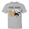 Walking Cat Double Trouble Toilet Paper Personalized Shirt