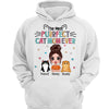 The Most Purrfect Cat Mom Ever Doll Woman Personalized Hoodie Sweatshirt