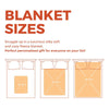 Fleece Blanket A Great Big Hug To Personalized Fleece Blanket