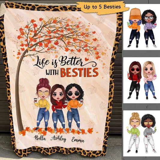 Fleece Blanket No Greater Gift Than Sisters Besties Personalized Fleece Blanket 30" x 40"