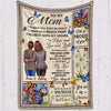 Fleece Blanket To My Mom Butterflies MotherÔs Day Gift Personalized Fleece Blanket