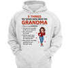 Hoodie & Sweatshirts 5 Things You Should Know About This Grandma Sassy Woman Personalized Hoodie Sweatshirt Hoodie / White Hoodie / S