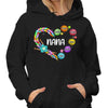 Hoodie & Sweatshirts Crochet Grandma Heart Personalized Hoodie Sweatshirt