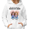 Hoodie & Sweatshirts Doll Besties Sisters Siblings Pink Heart Christmas Personalized Hoodie Sweatshirt