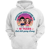 Hoodie & Sweatshirts Doll Couple Summer Retro Annoying Each Other Personalized Hoodie Sweatshirt Hoodie / White Hoodie / S