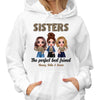 Hoodie & Sweatshirts Doll Sisters Siblings Perfect Best Friends Leopard Checkered Floral Galaxy Personalized Hoodie Sweatshirt