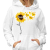 Hoodie & Sweatshirts Grandma Sunflower Flying Hearts Personalized Hoodie Sweatshirt