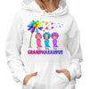 Hoodie & Sweatshirts Grandmasaurus Colorful Daisy Dandelion Mother‘s Day Gift Personalized Hoodie Sweatshirt