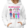 Hoodie & Sweatshirts Grandmasaurus Doll Kids Mother's Day Gift Personalized Hoodie Sweatshirt