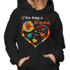 Hoodie & Sweatshirts Hearts Inside Heart Mom Grandma Personalized Hoodie Sweatshirt