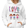 Hoodie & Sweatshirts Love Grandma Life Colorful Doll Personalized Hoodie Sweatshirt