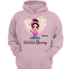 Hoodie & Sweatshirts Mama Mini Bunny Easter Personalized Hoodie Sweatshirt Hoodie / Light Pink Hoodie / S