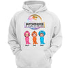 Hoodie & Sweatshirts Motherhood Is A Walk In The Park Dinosaur Doll Personalized Hoodie Sweatshirt Hoodie / White Hoodie / S