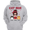 Hoodie & Sweatshirts Polka Dot Pattern Doll Cat Mom Personalized Hoodie Sweatshirt Hoodie / Ash Hoodie / S