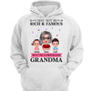 Hoodie & Sweatshirts Priceless Grandma Nana Doll & Kids Personalized Hoodie Sweatshirt Hoodie / White Hoodie / S