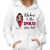 Hoodie & Sweatshirts Rockin‘ The Spoiled Wife Life Personalized Hoodie Sweatshirt