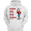 Hoodie & Sweatshirts Sassy Woman Legend Wife Mom Grandma Personalized Hoodie Sweatshirt Hoodie / White Hoodie / S