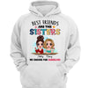 Hoodie & Sweatshirts Summer Doll Woman Besties Sisters Siblings Personalized Hoodie Sweatshirt Hoodie / White Hoodie / S
