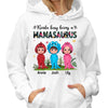 Hoodie & Sweatshirts Tropical Kinda Busy Being Mamasaurus Grandmasaurus Personalized Hoodie Sweatshirt