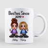Mug Doll Besties Sisters Siblings Sitting Personalized Mug