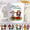 Mug Doll Mother And Daughters Gardening Personalized Mug Ceramic Mug / White / 11oz