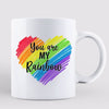 Mug LGBT Doll Couple Under Tree Personalized Mug