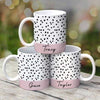 Mug Polka Dot Name Mug Birthday Gift For Her Tee Coffee Lover Personalized Mug 11oz