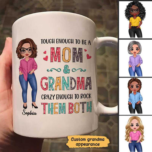 Mug Tough Mom Grandma Personalized Mug Ceramic Mug / White / 11oz