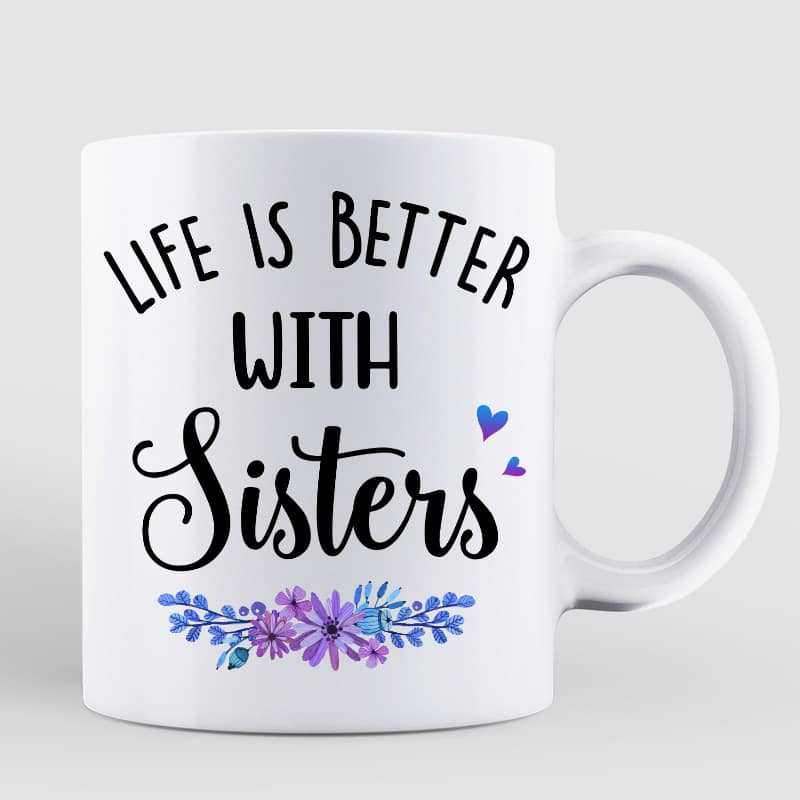 Mugs Denim Jacket Sisters Personalized Mug 11oz